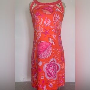 Gretchen Scott SizeS Sleeveless Cutout Jersey Dress Perfect Condition Worn Once.